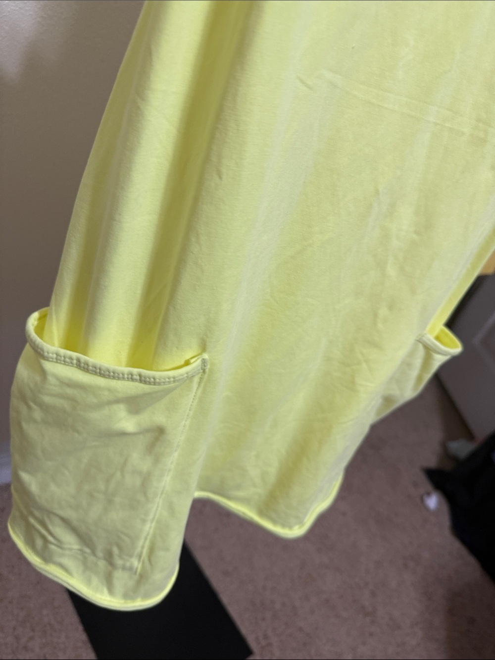 Free people 🌻Bright Yellow Sleeveless Pocket Mini Dress - Picture 3 of 9